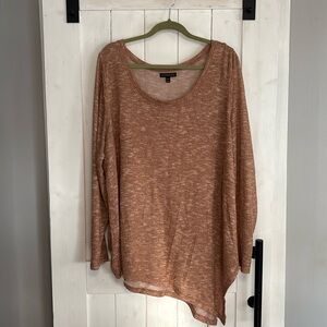 Lane Bryant - Sheer Light Weight Sweater - Rose Gold